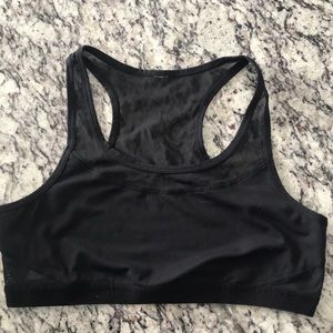 Fabletics black sports bra